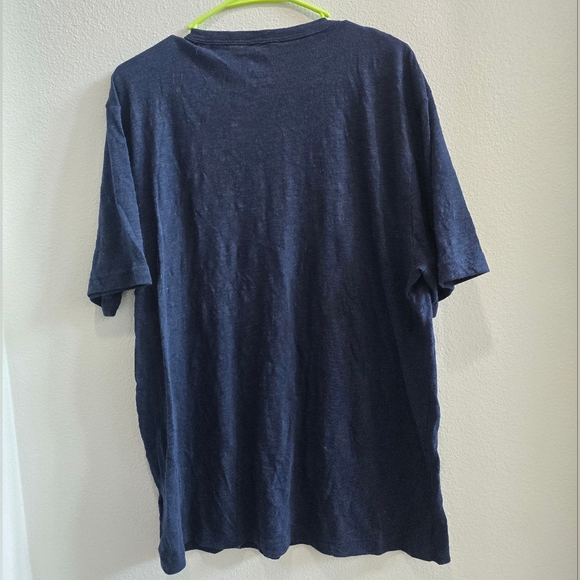 Majestic Navy blue lightweight Los Angeles Rams t-shirt size large - Picture 2 of 3